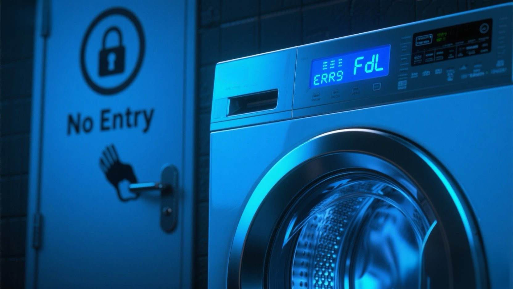 Fixing Whirlpool Washer FdL (dL) error code by replacing the door lock assem