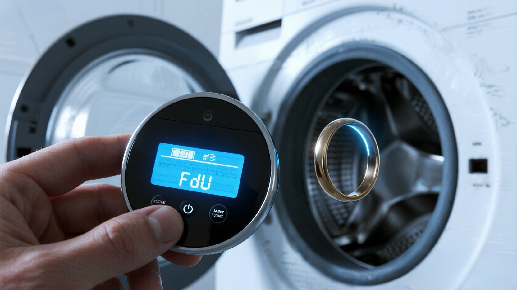 Fixing Whirlpool Washer FdU (dU) error code by manually unlocking the door.