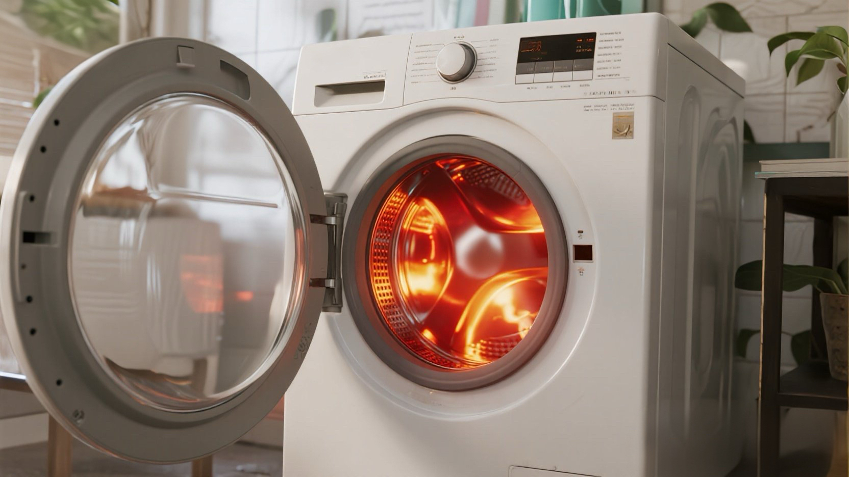 Clear diagnostic flowchart showing the relationship between Thermal Fuse, High-Limit Thermostat, and Heating Element in a Whirlpool dryer.